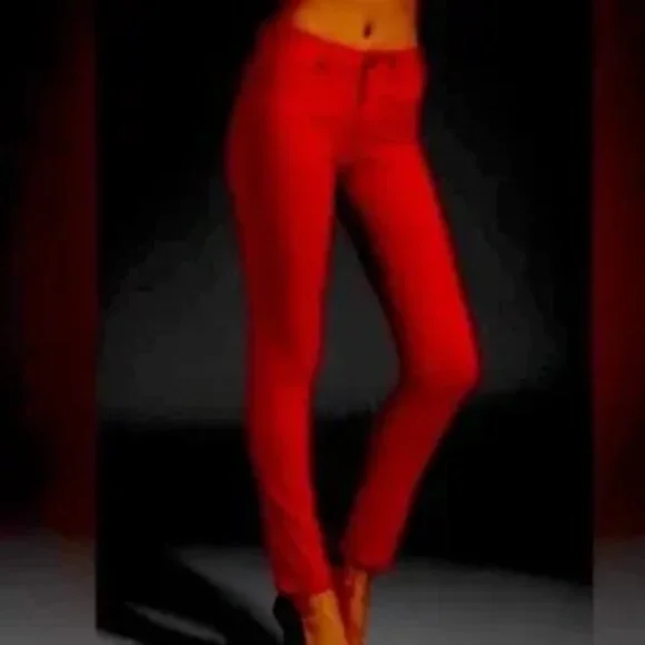 Nwt JAPANESE IMPORTED FROM AUSTRALIA DENIM Ksubi red rare 27 - Picture 5 of 13